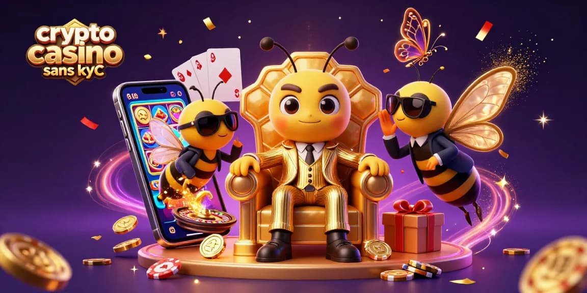 Jouer dans un crypto casino sans KYC avec des personnages animés vibrants et des éléments de jeu captivants.