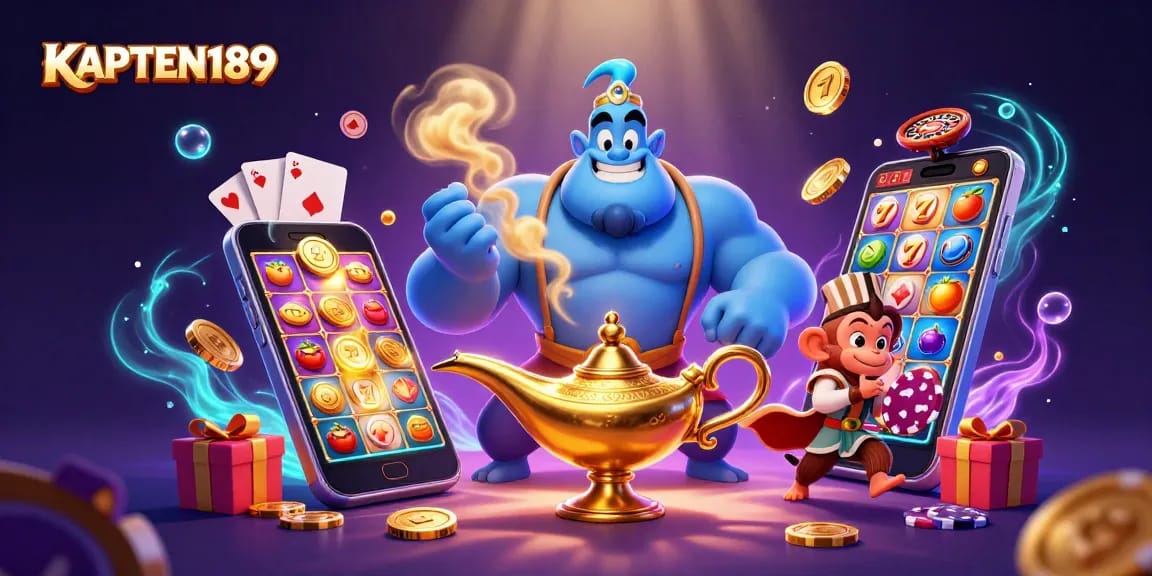 KAPTEN189 menghadirkan momen menang dengan slot online yang menakjubkan dan simbol keberuntungan