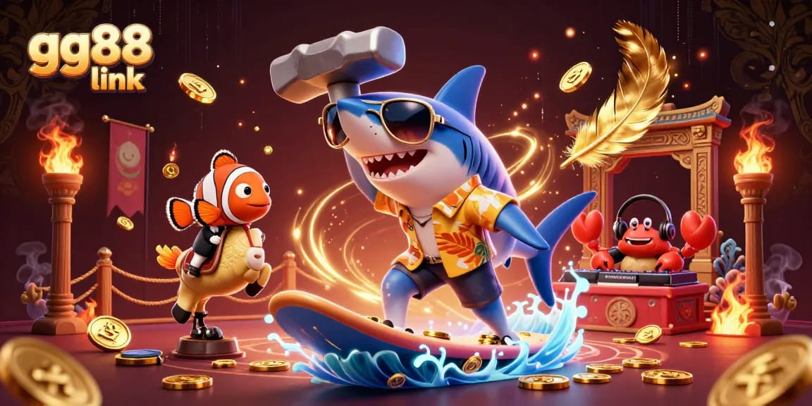 Bet big with gg88 link and join the exciting world of online gambling, surrounded by dynamic casino elements.
