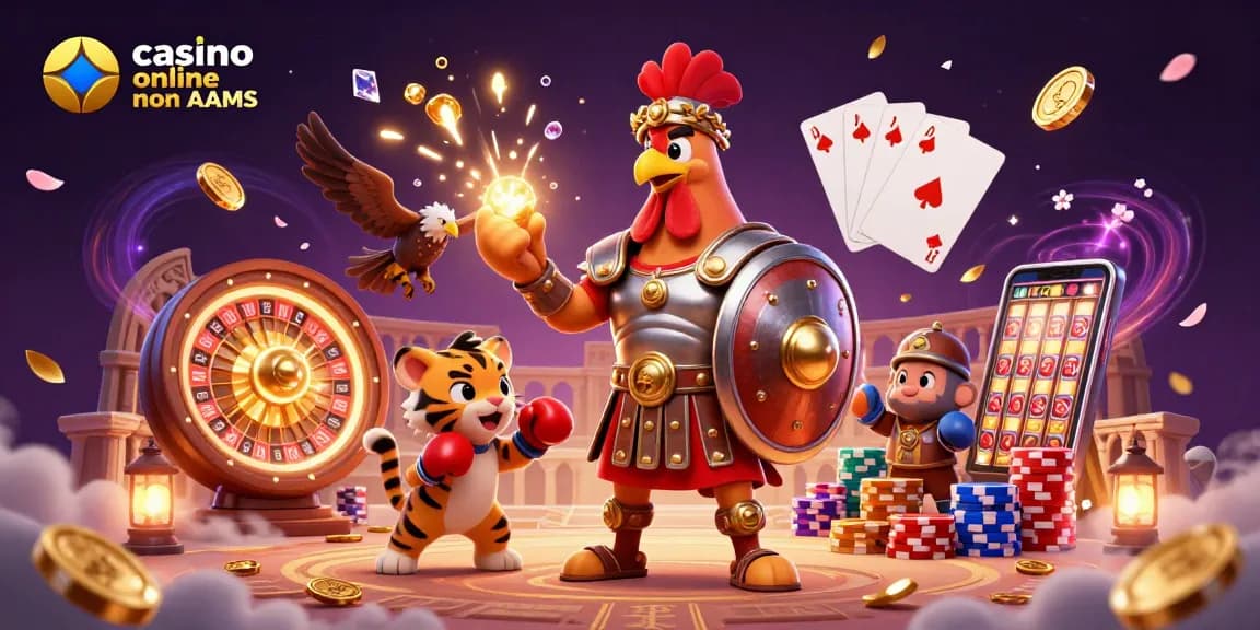 Vivi l'emozione del casino online non AAMS con personaggi e elementi di gioco dinamici in 3D