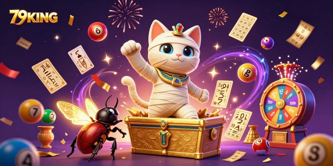 Experience thrilling wins with 79KING in this vibrant digital casino illustration.