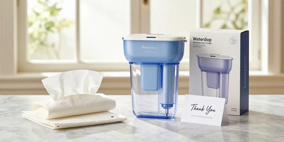 Waterdrop Alkaline DA97-17376B Water Filter, ideal for e-commerce product review and shopper's guide.