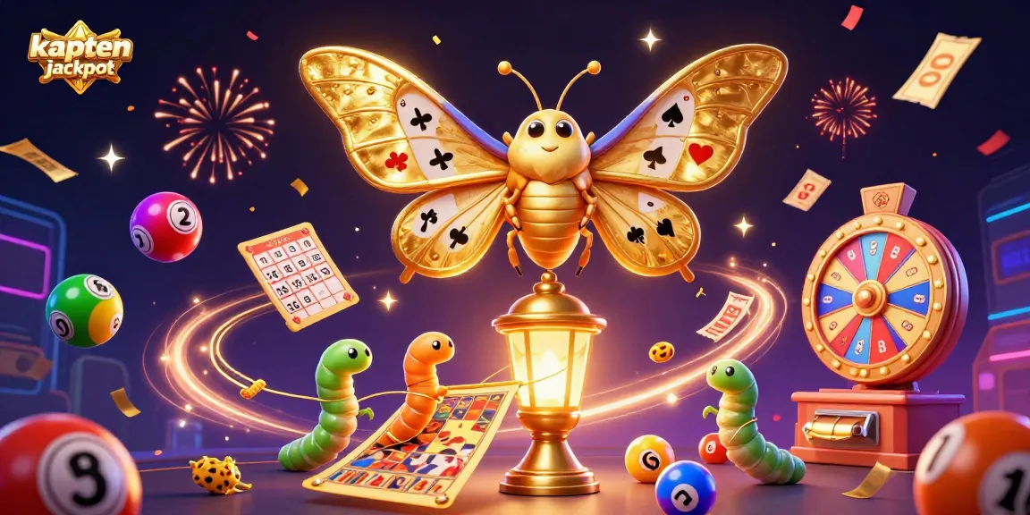 Engaging kaptenjackpot 3D illustration showcasing vibrant casino elements and characters.