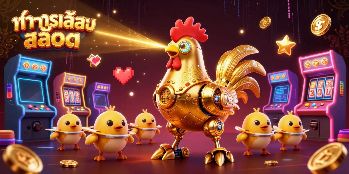 ทดลองเล่นสล็อต พร้อมกับการ์ตูนโรบอตไก่ทองคำที่น่าตื่นเต้น