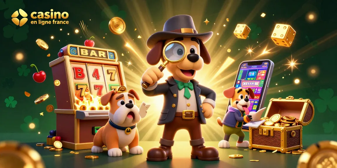 Visitez casino en ligne France pour découvrir un monde vibrant de jeux, avec des éléments de casino animés.