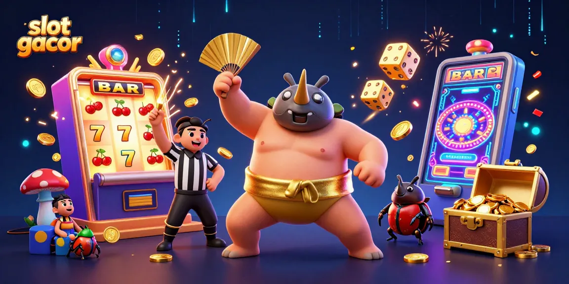 Memenangkan slot gacor dengan menyaksikan juara sumo keledai rhinoceros beraksi dan jackpot terbuka