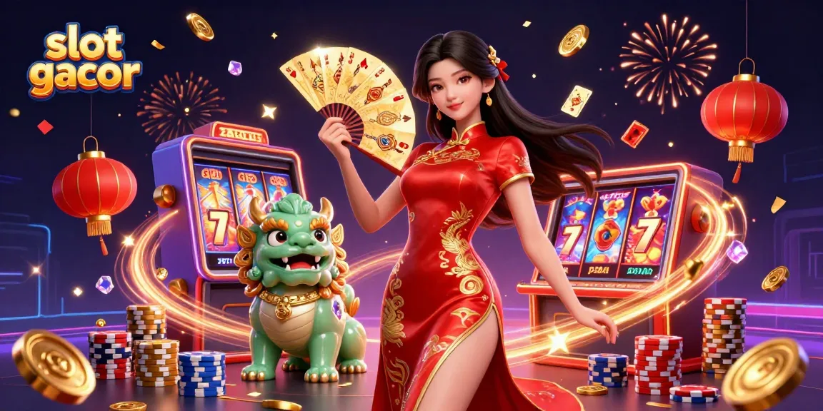 Experience slot gacor action with vibrant characters, gold coins, and exciting gaming elements.