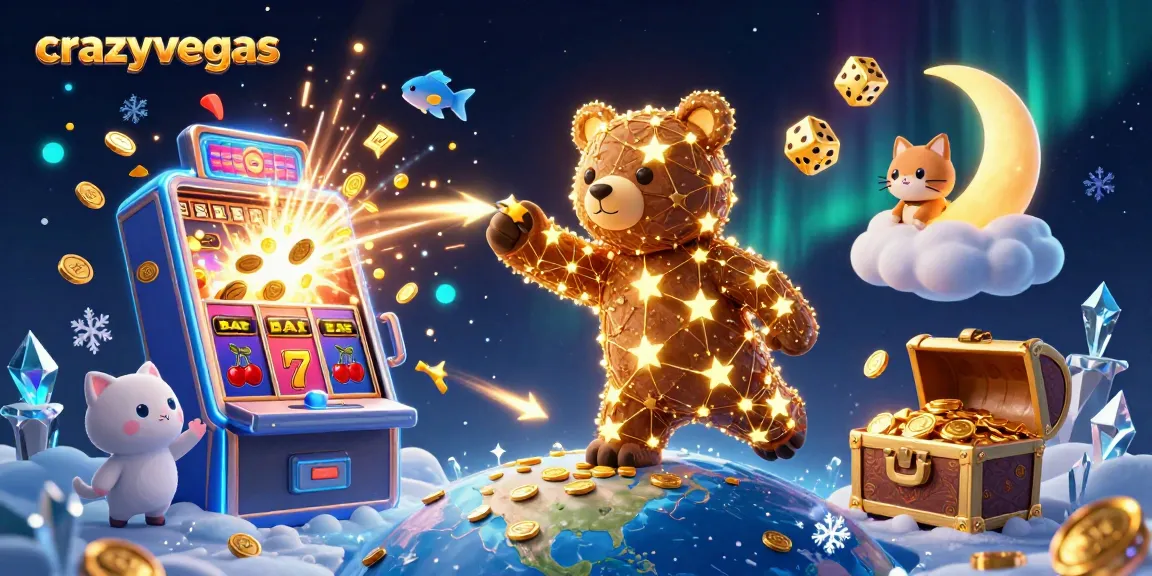 Experience thrilling gameplay with crazyvegas in an explosion of casino excitement and winning symbols.