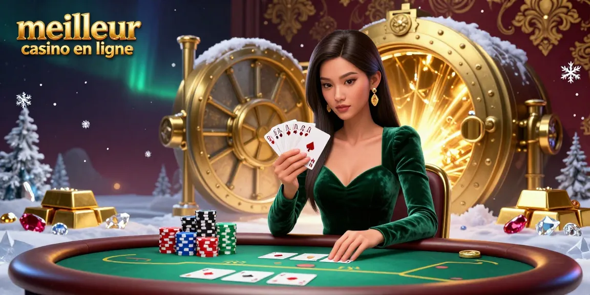 Vivez l'excitation au meilleur casino en ligne avec un jeu de poker en direct mettant en vedette des ors riches et des gemmes étincelantes.
