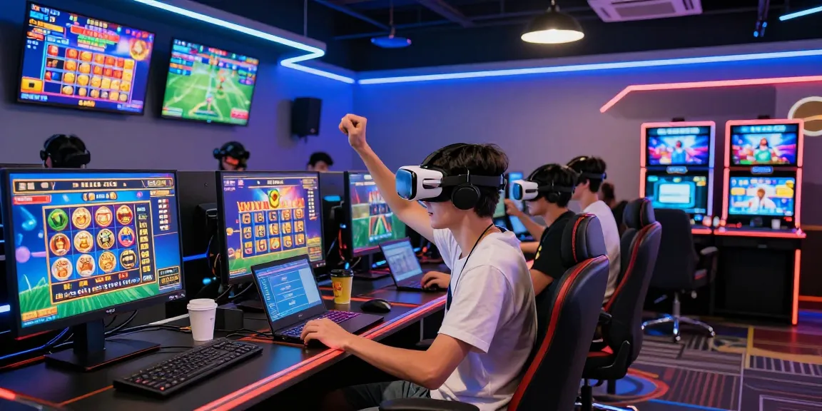 Players enjoying 鉅城娛樂 in an exciting digital casino environment featuring vibrant games and engaging activities.
