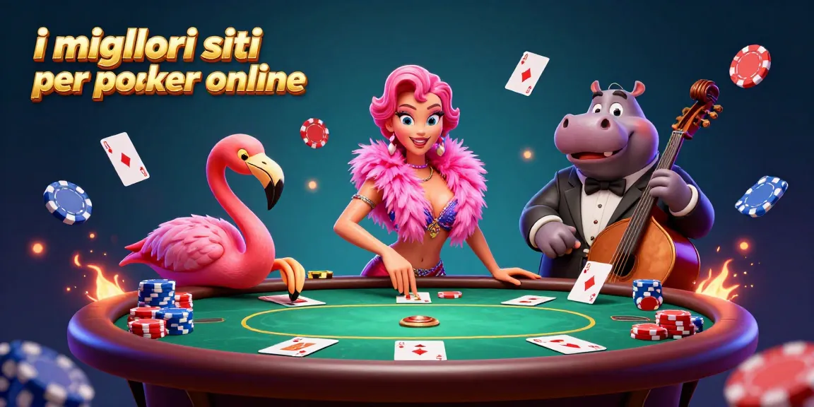 Scopri i migliori siti per poker online con un tavolo di gioco vivace e colorato.