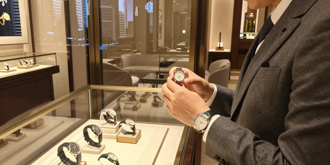 Showcasing exquisite replica watches in a luxury boutique setting for discerning buyers.