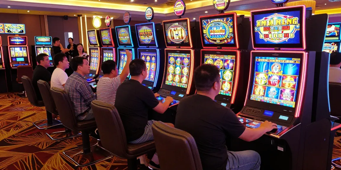 Pengalaman bermain SLOT GACOR di kasino, pembawa suasana ceria dan penuh warna.