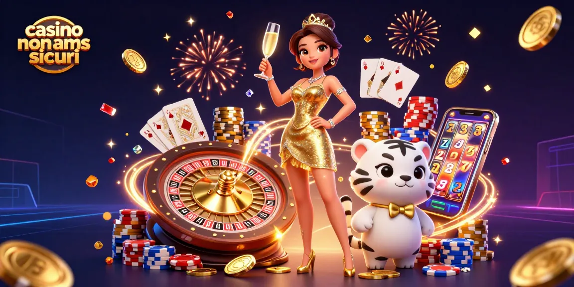 Vivi azioni emozionanti nei casino non aams sicuri con personaggi glamour ed elementi da casinò.
