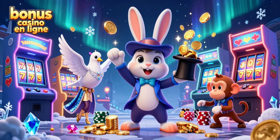 Gagnez des bonus casino en ligne avec des jeux captivants et des personnages amusants