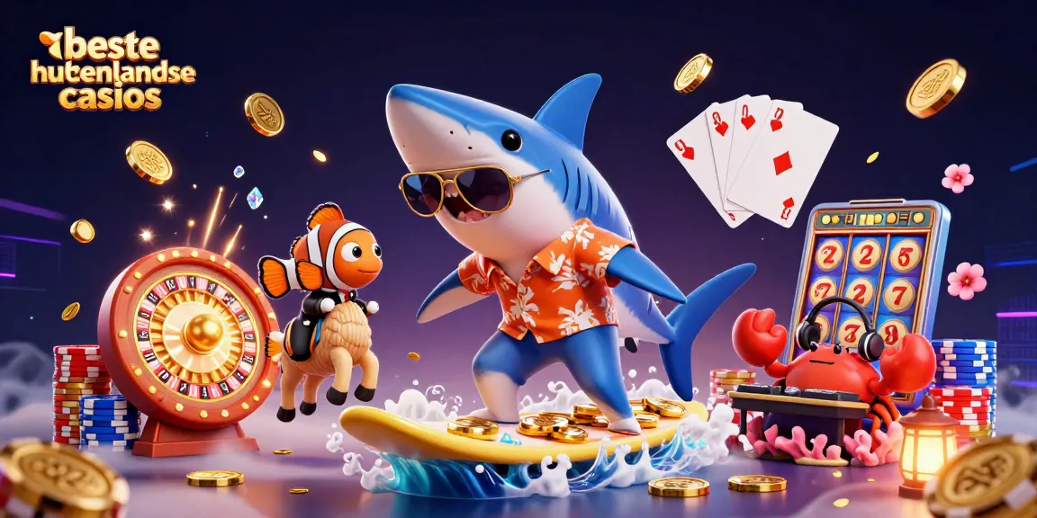Win big at beste buitenlandse casinos with a vibrant scene showcasing thrilling gameplay and excitement.