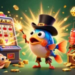 Engage in slot pulsa tanpa potongan gaming excitement with captivating characters and vibrant casino elements.