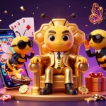Jouer dans un crypto casino sans KYC avec des personnages animés vibrants et des éléments de jeu captivants.