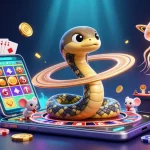 Memenangkan slot online gacor dengan ilustrasi dinamis dealer kasino luar angkasa yang menarik.