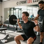 Driada Shop high-performance training session in a modern gym.