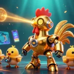 Engage in thrilling gameplay with janjislot alternatif as the golden rooster robot and baby chicks conquer the casino!