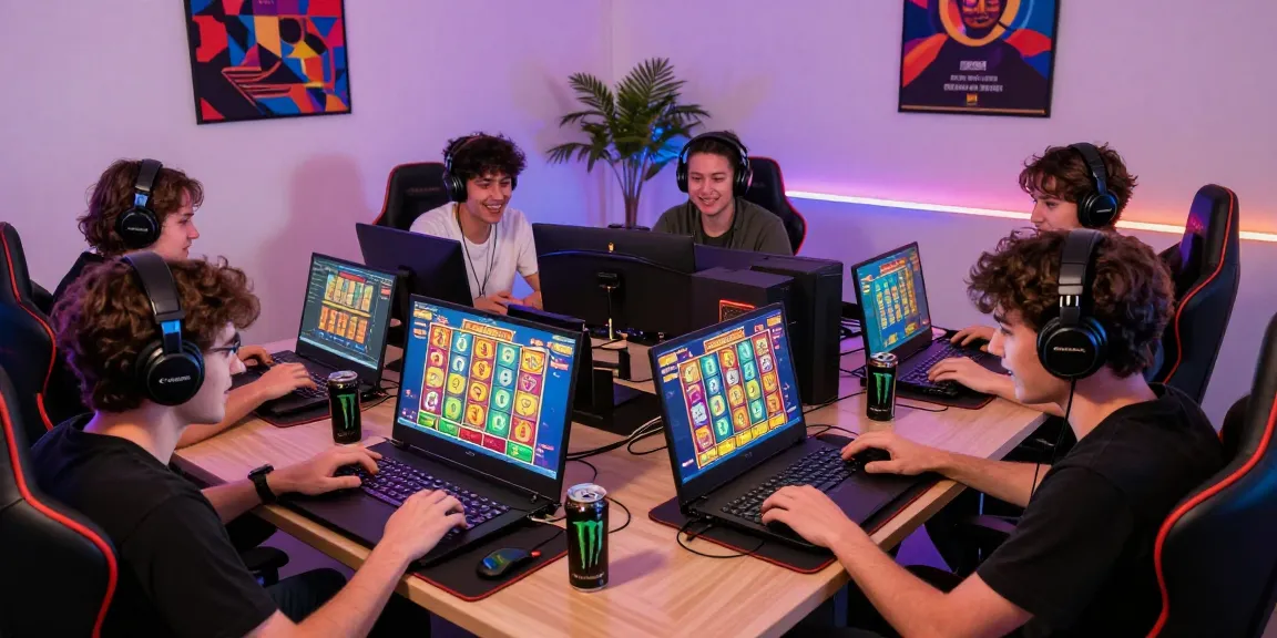 Players enjoying kecak4d online slot games in an energetic gaming environment with vibrant graphics.
